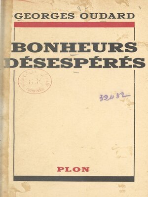 cover image of Bonheurs désespérés